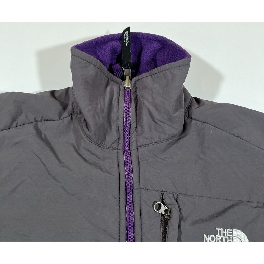 Vintage The North Face Fleece Jacket Nylon Panel Women's Small Outdoor - Picture 6 of 10